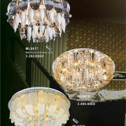 Đèn mâm pha lê 27