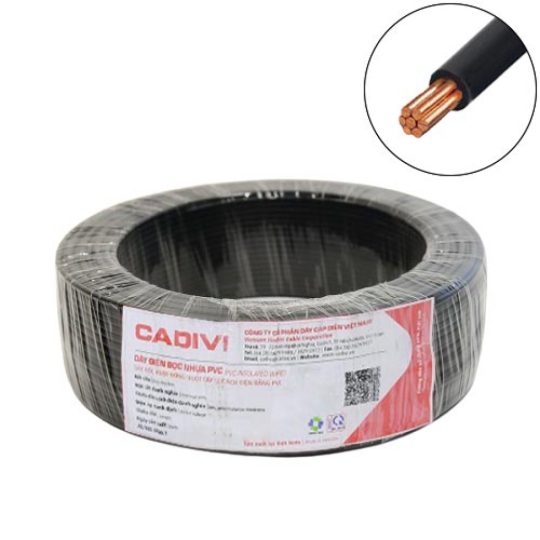 Dây điện Cadivi CV 4.0 - 0,6/1kV