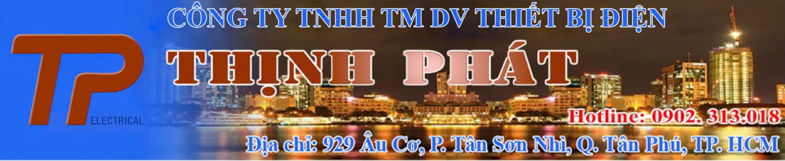 Công ty TNHH TM DV Thiết Bị Điện Thịnh Phát - Design by BM WEB